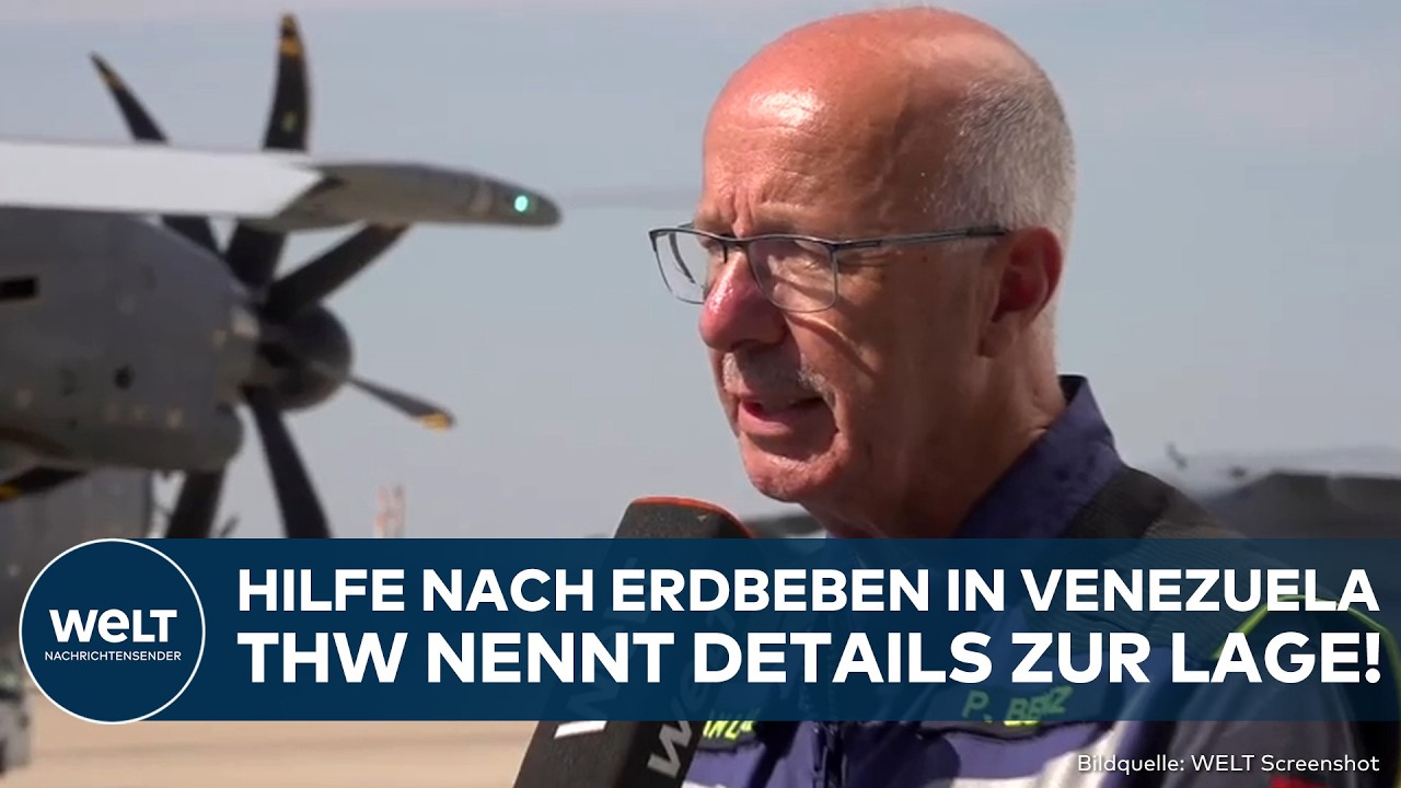 VENEZUELA: THW äußert sich zur Lage! Deutschland schickt Flugzeuge zur Hilfe nach schweren Erdbeben