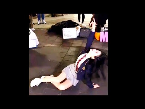 《SunMi_#SIREN》 Müt#무토 Sally#방서영 선미#사이렌 20190120 212816 Hongdae Busking 홍대버스킹 #SnowHorse