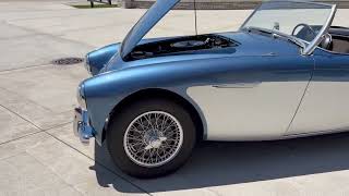 1955 Austin Healey 100-4 BN1 Roadster Engine Bay & Interior