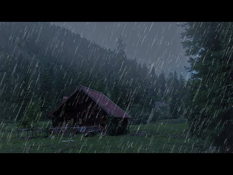Duerma Instantáneamente en 15 Minutos con Sonido de Lluvia en Techo en Bosque Brumoso - ASMR #98