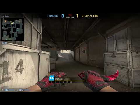 CS:GO POV Demo Eternal Fire XANTARES (19/8) vs HONORIS (de_dust2) @ CCT Central Europe Series 3