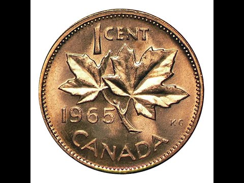1965 Canadian Penny Varieties; How to tell the difference