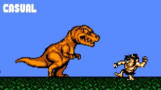 Casual Longplay: Joe & Mac (NES-NA port) full game session for 1 Player