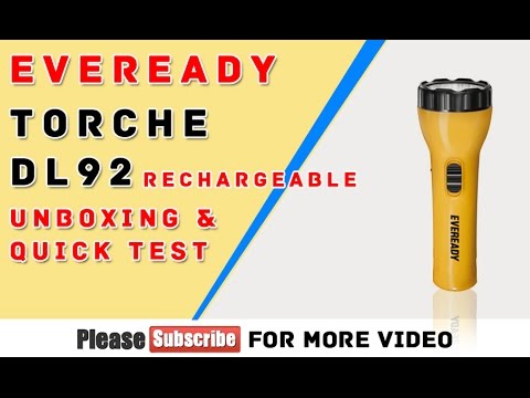 Eveready digi led dl92 rechargeable torch