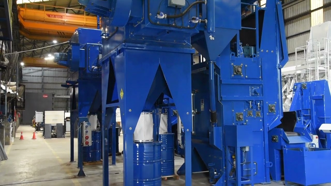 Máquina de Jateamento de Esteira Rotativa - LT240