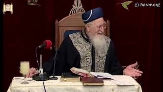 הנחת תפילין כהלכתן - פרשת בלק תשס"ז - מרן הרב מרדכי אליהו (הרב מרדכי אליהו זצ"ל) - התמונה מוצגת ישירות מתוך אתר האינטרנט יוטיוב. זכויות היוצרים בתמונה שייכות ליוצרה. קישור קרדיט למקור התוכן נמצא בתוך דף הסרטון