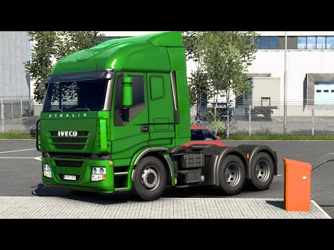 ETS 2 - Iveco Stralis Transporting an Asphalt Miller from Graz