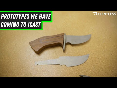 Prototypes We Have Coming Out In ICAST | Relentless Knives