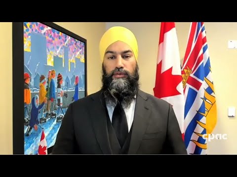 NDP Leader Jagmeet Singh speaks with reporters as Parliament resumes – January 25, 2021