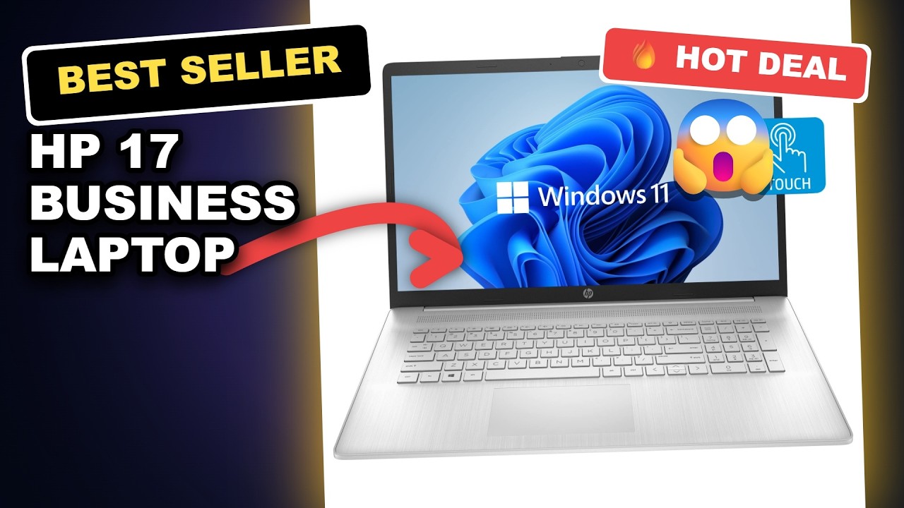 HP 17 Business Laptop Review: Is This Touchscreen Ryzen 5 Laptop Worth It?