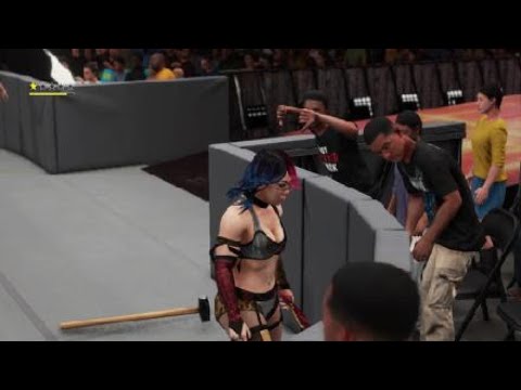 WWE 2K18 Asuka and Rosemary end in no contest