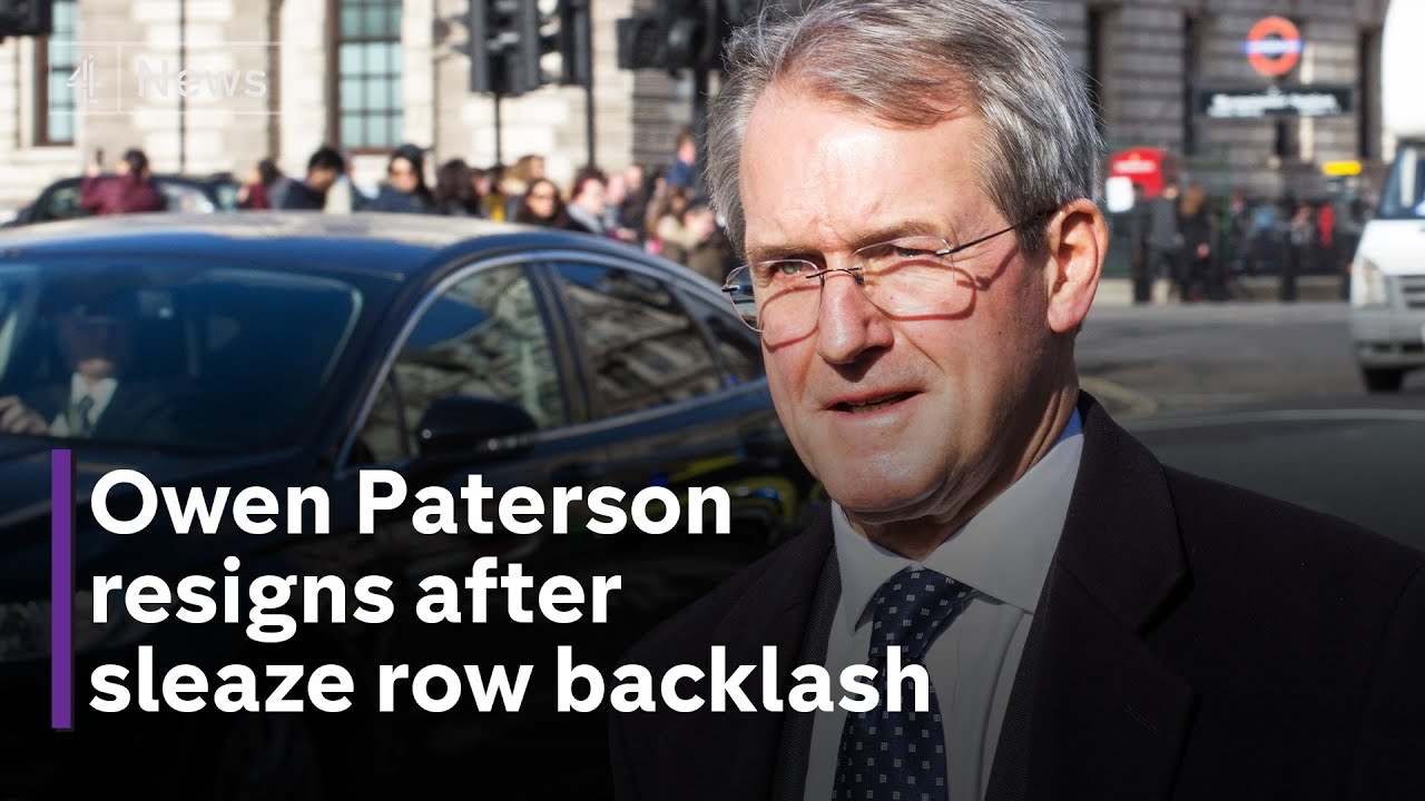 Tory MP Owen Paterson resigns amid backlash over lobbying row