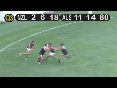 2017 New Zealand vs AFL Academy - Will Dickinson goal