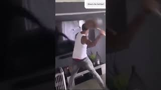 Gunplay Wife Shares Footage Of Him Destroying Their TV 😳