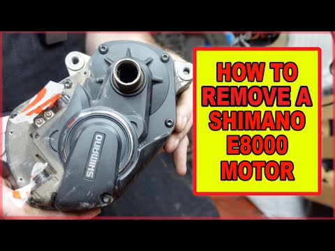 How to remove your Shimano E8000 E-bike motor.