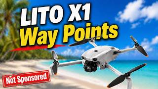 DJI Lito X1 - How to Use Waypoints – Easy Step-by-Step Guide / Tutorial