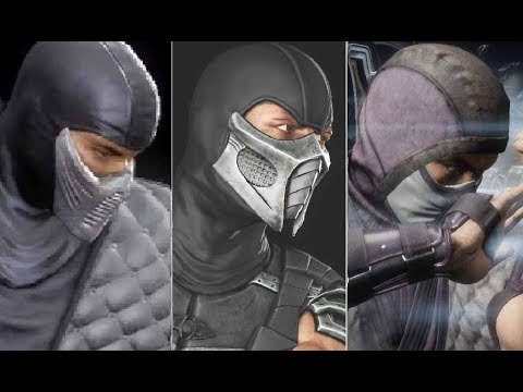 MORTAL KOMBAT SMOKE Evolution Skins Costumes MK2 - MK11 - MORTAL KOMBAT 11