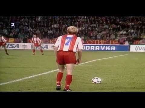 Robert Prosinecki freekick goal vs Glasgow Rangers - European Cup (Champions League) 1991