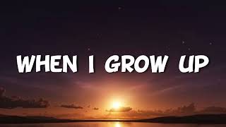 Dimitri Vegas &amp; Like mike ft. Wiz Khalifa - When I Grow Up (Lyrics)