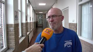 Oorlogsveteraan Basco is schoolhond Cambreur: 'Vrolijkt ons op'