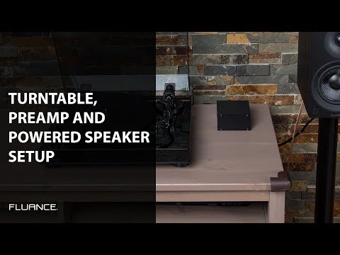 How to Connect the PA10 Phono Preamp to a Fluance Reference Turntable and Ai60 Powered Speakers