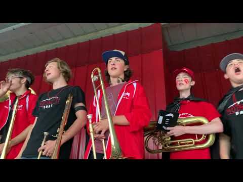MSHS Pep Band - Football Team Onto the Field - 9-13-19