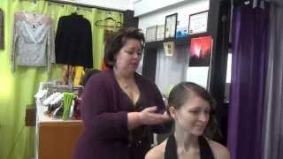 preview picture of video '1033 Main Salon & Spa: Quick & Easy Vintage Updo For Short/ Mid-length Hair'