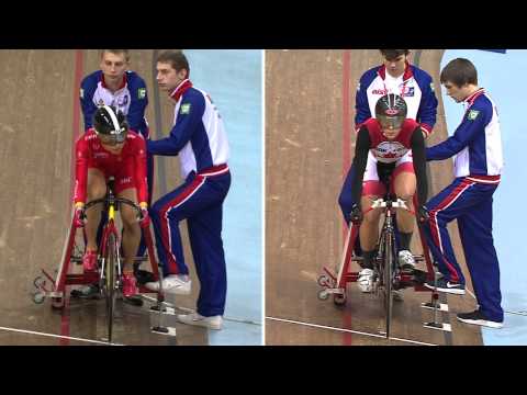 HUANG - CARLETON,  Womens Omnium Time Trial 2013 UCI World Track Championships