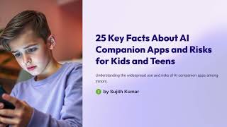Stanford report findings :AI companion apps pose “unacceptable risks” like  sexual, dangerous advice