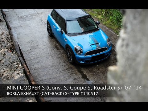 #ROCKETLAB - BORLA EXHAUST MINI COOPER S (CAT BACK S TYPE #140517)