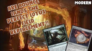 Are Bounce Lands the PERFECT LOTUS FIELD REPLACEMENT?! | Post Ban Amulet Titan | Modern