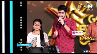 Download lagu Ponnil kulichu ninnu | Farhan & Disha at NTv's Hello Good Evening mp3