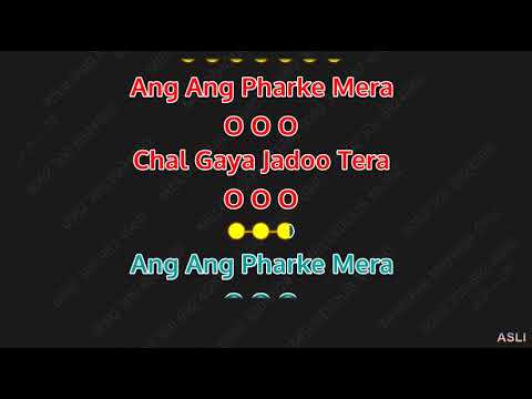 Ang Ang Pharkay Mera   SAMPLE KARAOKE LYRICS   Noor Jehan 04 50