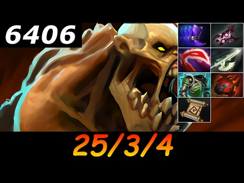 Dota 2 Lifestealer 6406 MMR 25/3/4 (Kills/Deaths/Assists) Ranked Full Gameplay