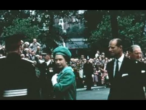 Historic video shows Queen's 1965 Swansea visit