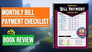 Monthly Bill Payment Checklist Book Review: Best Financial Planner