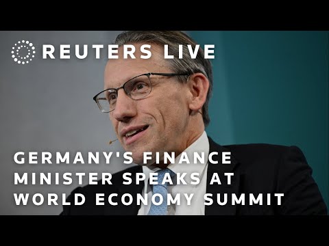 LIVE: Germany's finance minister speaks at World Economy Summit