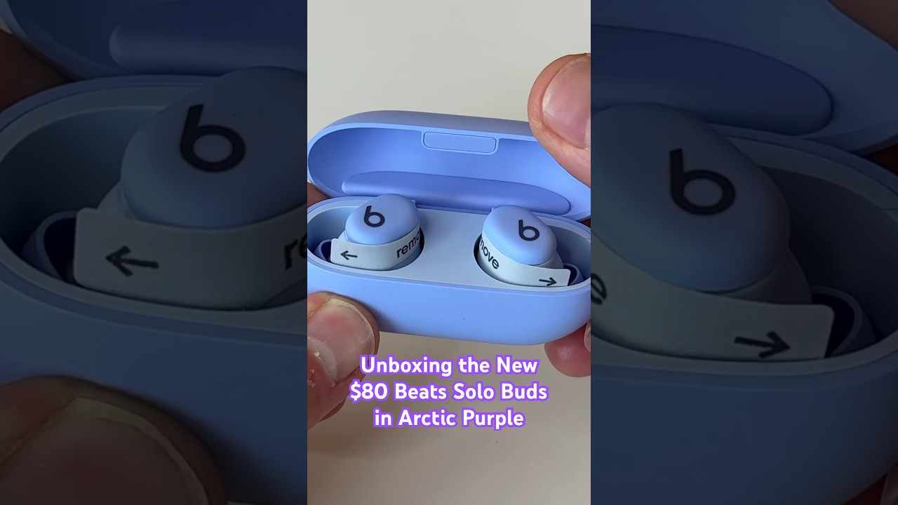 Unboxing the $80 Beats Solo Buds