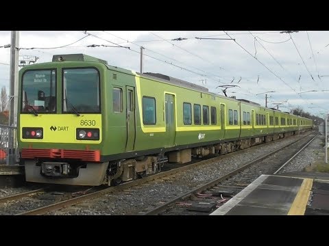 Irish Rail 8520 Class Dart Train 8630 - Clontarf Road Station, Dublin