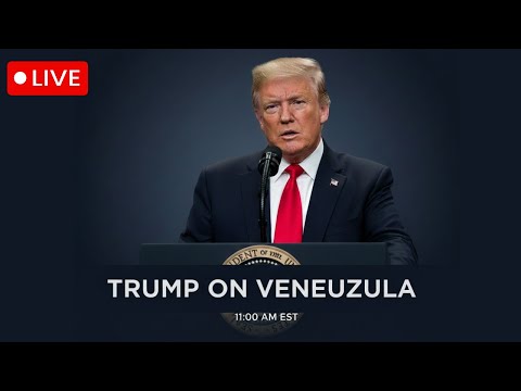 Trump Speaks on Venezuela | Live at 11:00 AM EST