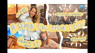 study vlog | write my phd with me in NYC