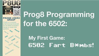 Prog8 Programming for the 6502: My First Game: 6502 Fart Bombs