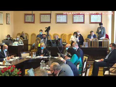 Sesja Rady Miasta Żory - 28.10.2021 r.