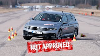 [討論] VW Passat GTE和Skoda Superb iV在麋鹿測試不合格