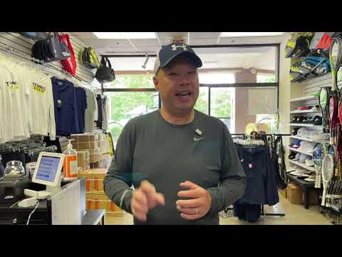 Part of a video titled WHY DO THE PRO'S USE WHITE OVERGRIPS? - YouTube