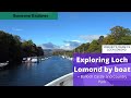 Exploring Loch Lomond, Scotland by sightseeing boat + Balloch Castle and Country Park