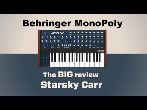 BEHRINGER MonoPoly: unboxing initial review and first impressions