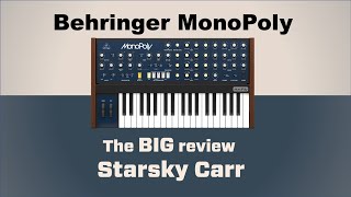 Video thumbnail for BEHRINGER MonoPoly: unboxing initial review and first impressions by Starsky Carr