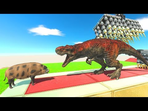 Deadly Thorn Giant Hammer Trap | Animal Revolt Battle Simulator