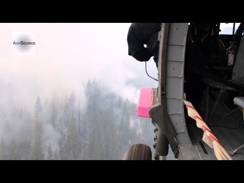 The Battle of the Rim Fire - Views From a Blackhawk Helicopter